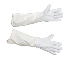 Load image into Gallery viewer, FOREST BEEKEEPING SUPPLY - Goatskin Leather Beekeeper's Glove with Long Canvas Sleeve & Elastic Cuff. Keystone Thumb and Dexterity (Medium)