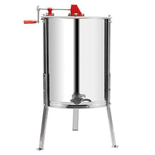 Load image into Gallery viewer, VINGLI Upgraded 4 Frame Honey Extractor Separator,304 Food Grade Stainless Steel Honeycomb Spinner Drum Manual Crank With Adjustable Height Stands,Beekeeping Pro Extraction Apiary Centrifuge Equipment