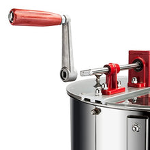 Load image into Gallery viewer, VINGLI Upgraded 4 Frame Honey Extractor Separator,304 Food Grade Stainless Steel Honeycomb Spinner Drum Manual Crank With Adjustable Height Stands,Beekeeping Pro Extraction Apiary Centrifuge Equipment