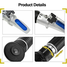 Load image into Gallery viewer, aichose Brix Refractometer with ATC, Dual Scale - Specific Gravity & Brix, Hydrometer in Wine Making and Beer Brewing, Homebrew Kit