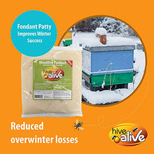 Load image into Gallery viewer, Hive Alive Fondant Bee Food Supplement - With Vitamins & Amino Acids - Natural Feed Enhancer Improves Colony Health, Population & Honey Production - Ideal Winter, Spring Feed to Lower Mortality-Single
