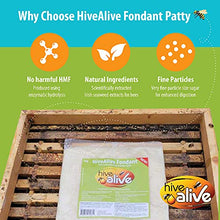 Load image into Gallery viewer, Hive Alive Fondant Bee Food Supplement - With Vitamins & Amino Acids - Natural Feed Enhancer Improves Colony Health, Population & Honey Production - Ideal Winter, Spring Feed to Lower Mortality-Single
