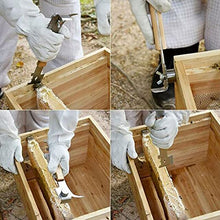 Load image into Gallery viewer, Multifunction Bee Hive Tools Scraper with Wooden Handle and 7 Functions Stainless Steel Beekeeping Hive Scraper Tool Professional Beekeeping Equipment