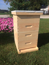 Load image into Gallery viewer, Bee Hive 2 Deep & 2 Medium w/Frames Beekeeping BeeHive kit Un-Assembled Langstroth