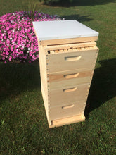 Load image into Gallery viewer, Bee Hive 2 Deep 2 Medium Complete BeeHive kit w/Frames & Foundations (Un-Assembled) Langstroth