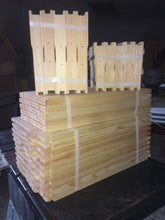 Load image into Gallery viewer, x100 Bee Hive Frames Grooved or Wedge Style Un-Assembled Langstroth