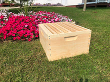 Load image into Gallery viewer, 2 Deep Complete Bee hive w/Frames & Foundations ASSEMBLED Langstroth