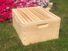 Load image into Gallery viewer, Bee Hive deep 9 5/8 brood body w/Foundations Un-Assembled