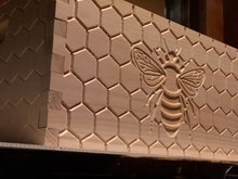 Load image into Gallery viewer, Bee Hive Deep 9 5/8 BeeHive Body ONLY Honey Comb #CNC Engraving on All 4 Sides (Assembled) Langstroth