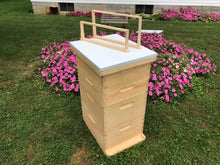 Load image into Gallery viewer, Bee Hive 2 Deep & 2 Medium w/Frames Beekeeping BeeHive kit Un-Assembled Langstroth