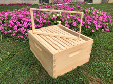 Load image into Gallery viewer, 9 5/8 deep brood hive body W/Frames (Un-Assembled)