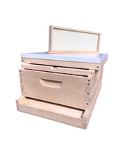 Load image into Gallery viewer, 1 Medium 6 5/8 Complete Bee Hive kit w/Frames & Foundations Un-Assembled Langstroth