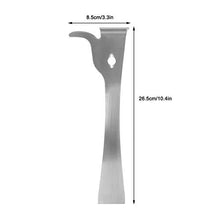 Load image into Gallery viewer, Hineges Multifunction Bee Hive Tools Scraper with Wooden Handle and 7 Functions Stainless Steel Beekeeping Hive Scraper Tool Professional Beekeeping Equipment
