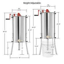 Load image into Gallery viewer, Honey Keeper Pro 2 Frame Stainless Steel Honey Extractor Beekeeping Equipment Honeycomb Drum
