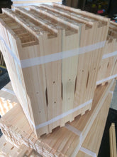 Load image into Gallery viewer, x100 Bee Hive Frames Grooved or Wedge Style Un-Assembled Langstroth
