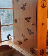 Load image into Gallery viewer, Observation Bee Hive Holds 12 Medium Frames with Double-side Plexi glass doors Fully Assembled FRAMES NOT INCLUDED
