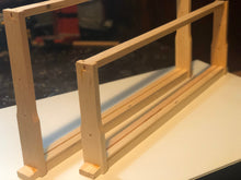 Load image into Gallery viewer, 10 wooden Bee Hive frames "Wedge Style" Un-Assembled
