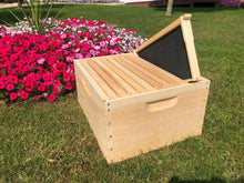 Load image into Gallery viewer, Bee Hive deep 9 5/8 brood body w/Foundations Un-Assembled
