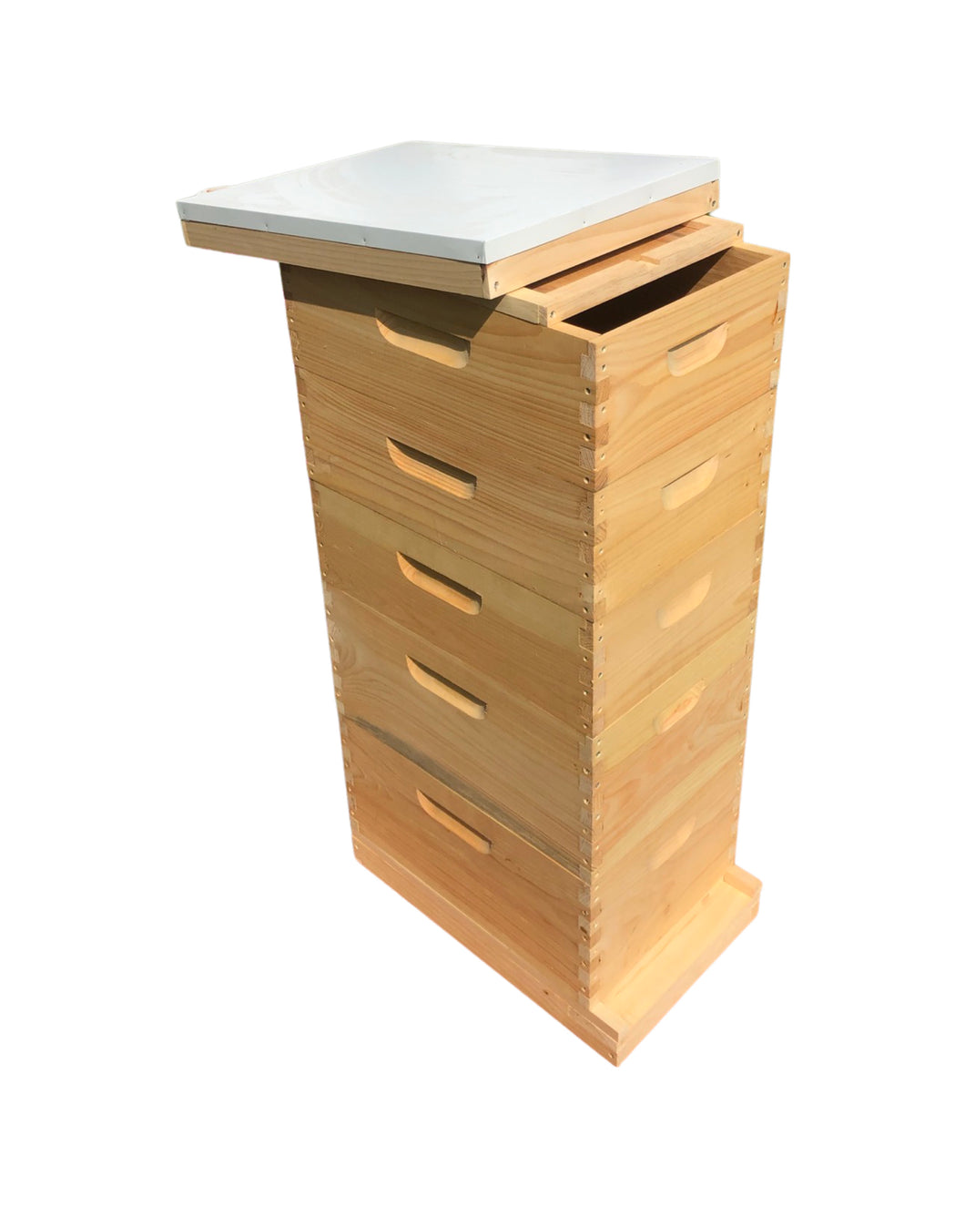 Bee Hive 2 Deep & 3 Medium Beekeeping BeeHive Body Only (Un-Assembled ...