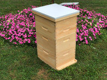 Load image into Gallery viewer, Bee Hive 2 Deep 2 Medium Complete BeeHive kit w/Frames &amp; Foundations (Un-Assembled) Langstroth
