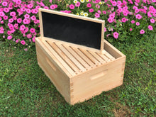 Load image into Gallery viewer, 2 Deep Complete Bee Hive kit w/Frames &amp; Foundations Un-Assembled Langstroth
