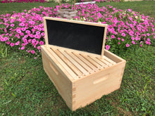 Load image into Gallery viewer, 2 Deep 1 Medium Complete Bee Hive kit w/Frames &amp; Foundations (Un-Assembled) Langstroth
