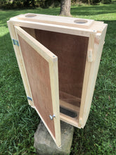 Load image into Gallery viewer, Observation Bee Hive Holds 12 Medium Frames with Double-side Plexi glass doors Fully Assembled FRAMES NOT INCLUDED
